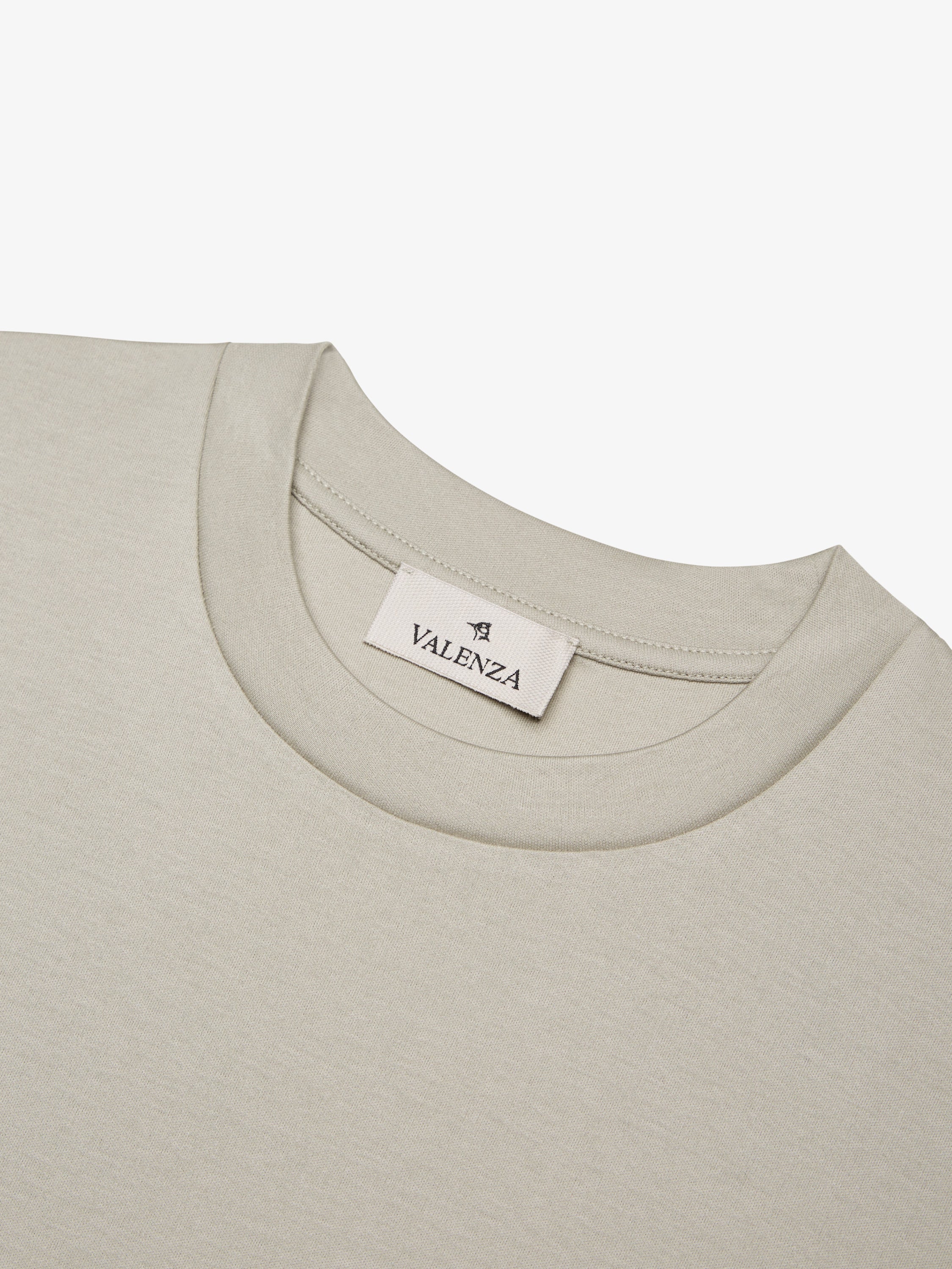 Interlock Supima Oversized T-shirt | Stone