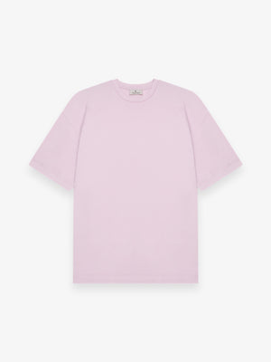 Interlock Supima Oversized T-shirt | Rose