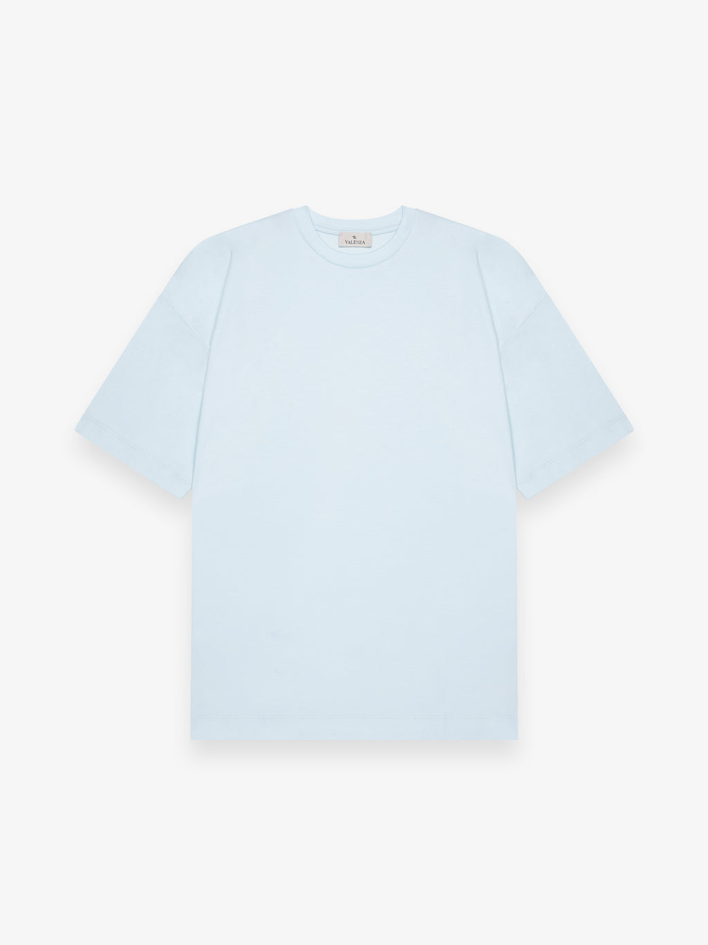 Interlock Supima Oversized T-shirt | Aqua