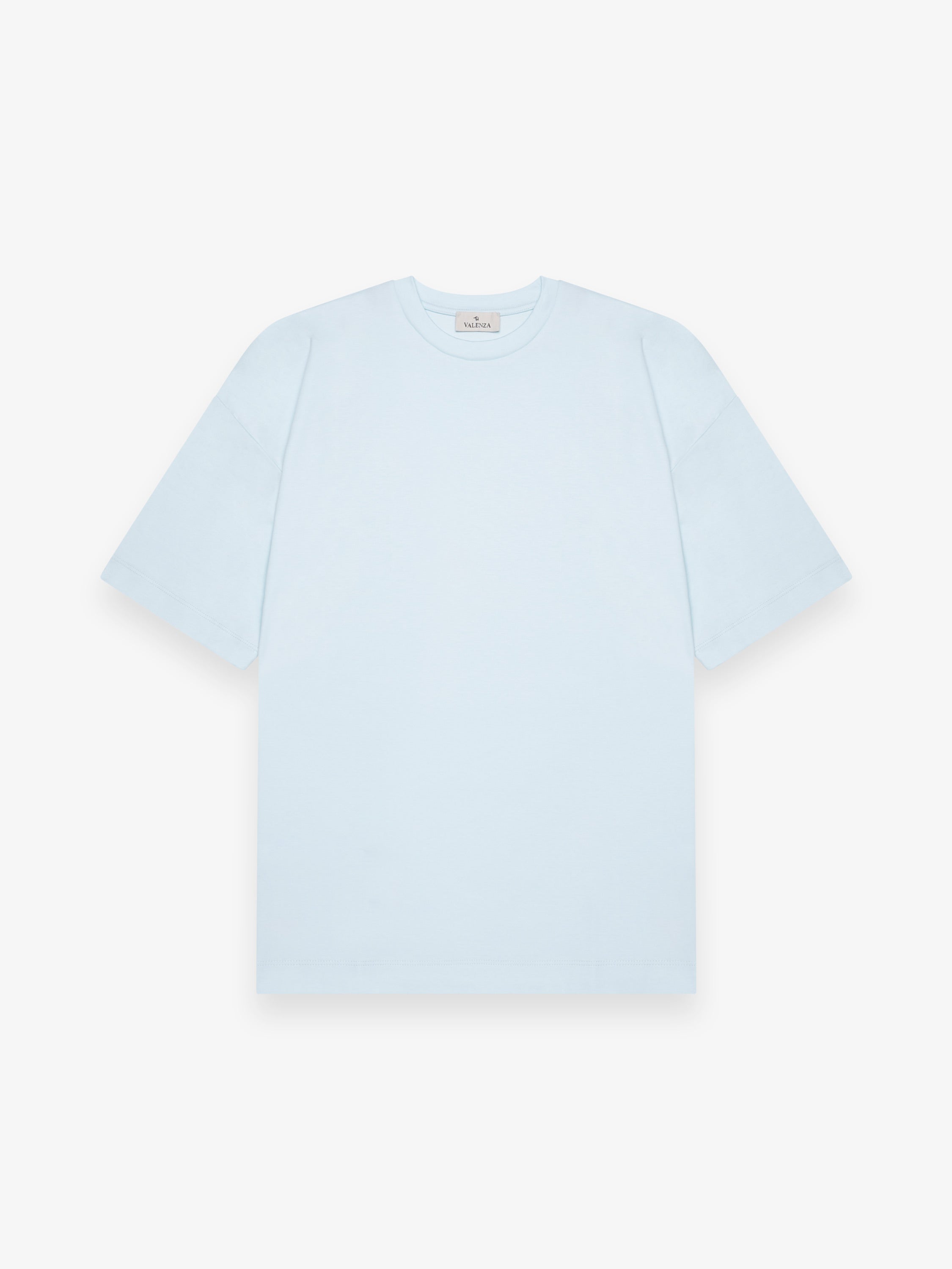 Interlock Supima Oversized T-shirt | Aqua