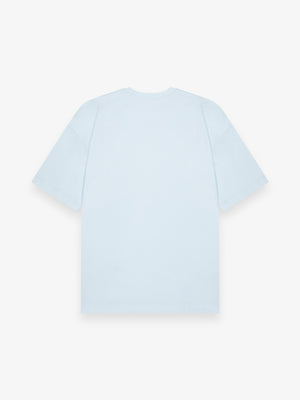 Interlock Supima Oversized T-shirt | Aqua