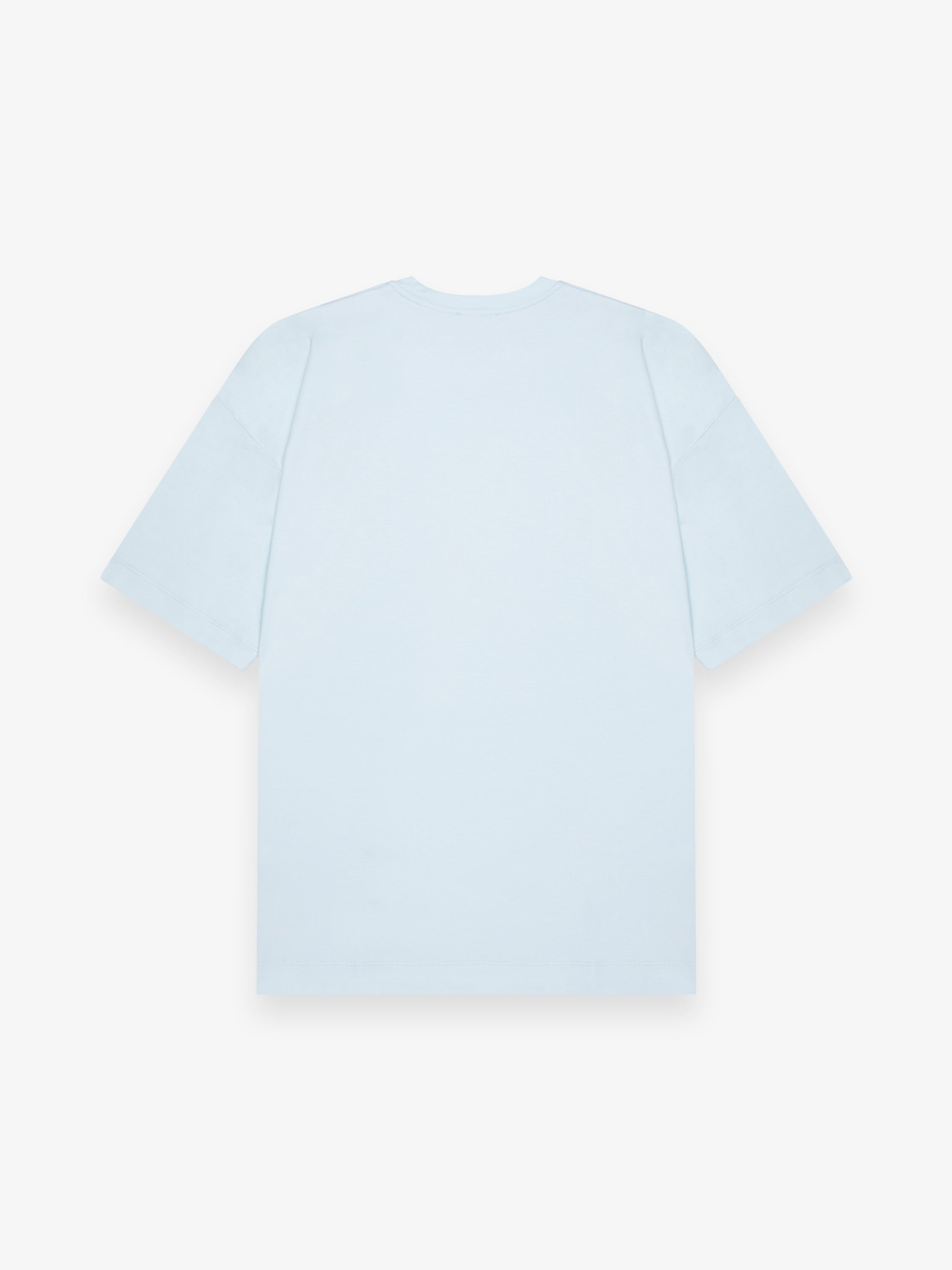 Interlock Supima Oversized T-shirt | Aqua