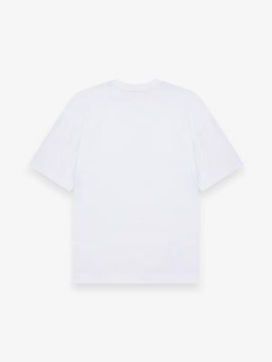T-Shirt Oversize Interlock Supima | Blanc