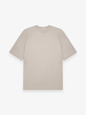 Interlock Supima Oversized T-shirt | Beige