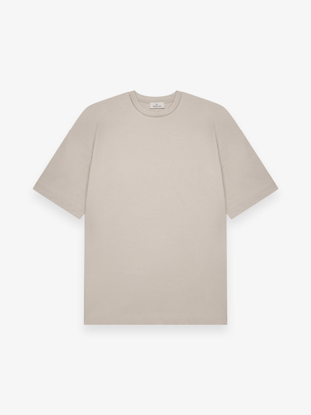Interlock Supima Oversized T-Shirt | Beige
