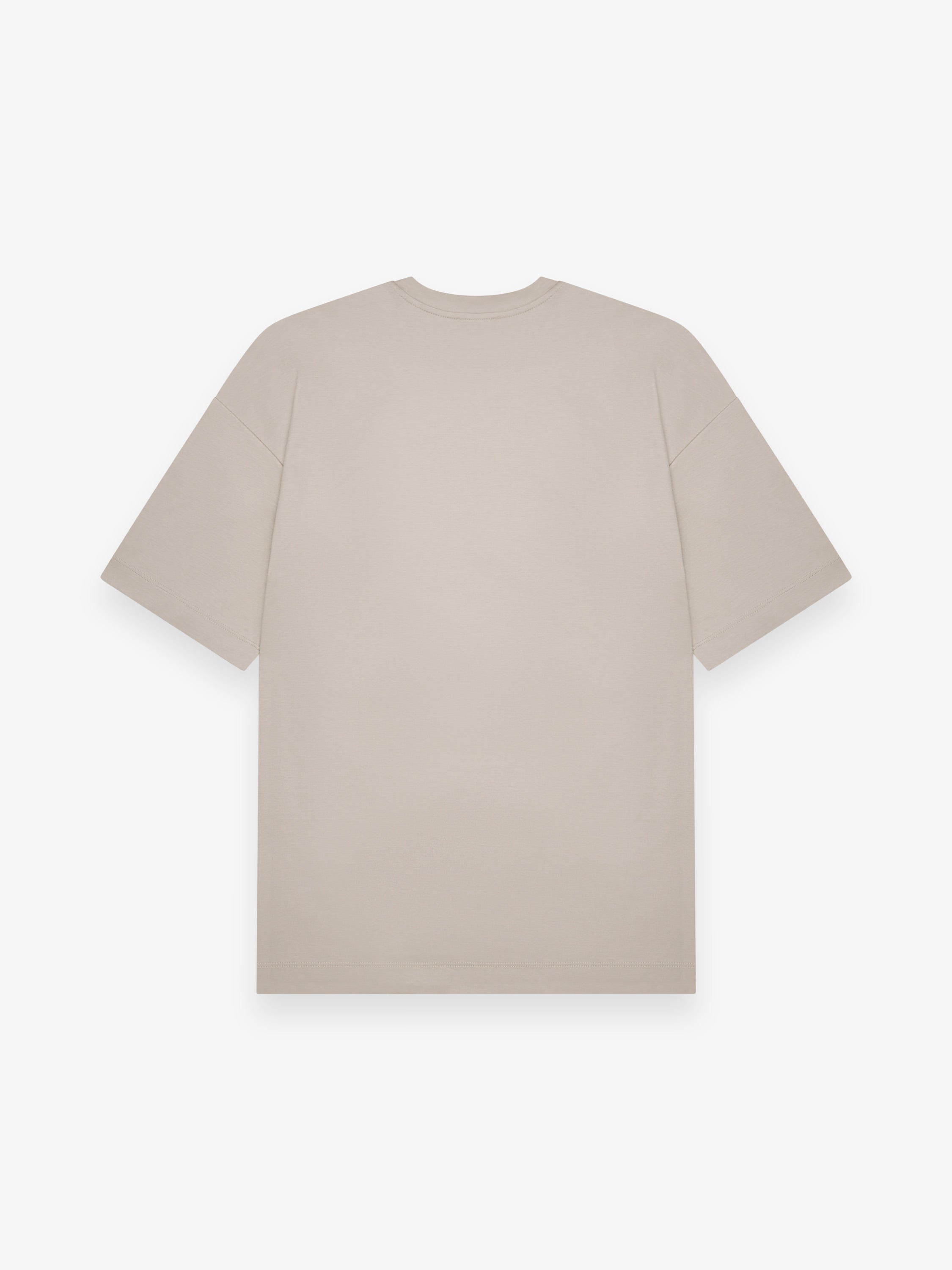 Interlock Supima Oversized T-shirt | Beige