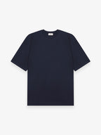 Interlock Supima Oversized T-shirt | Navy