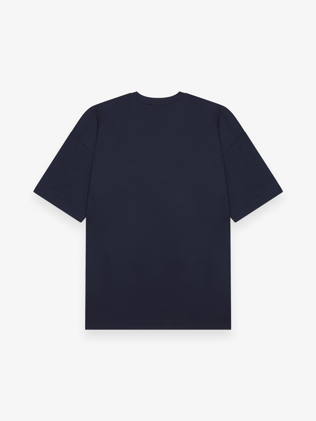 Interlock Supima Oversized T-shirt | Navy