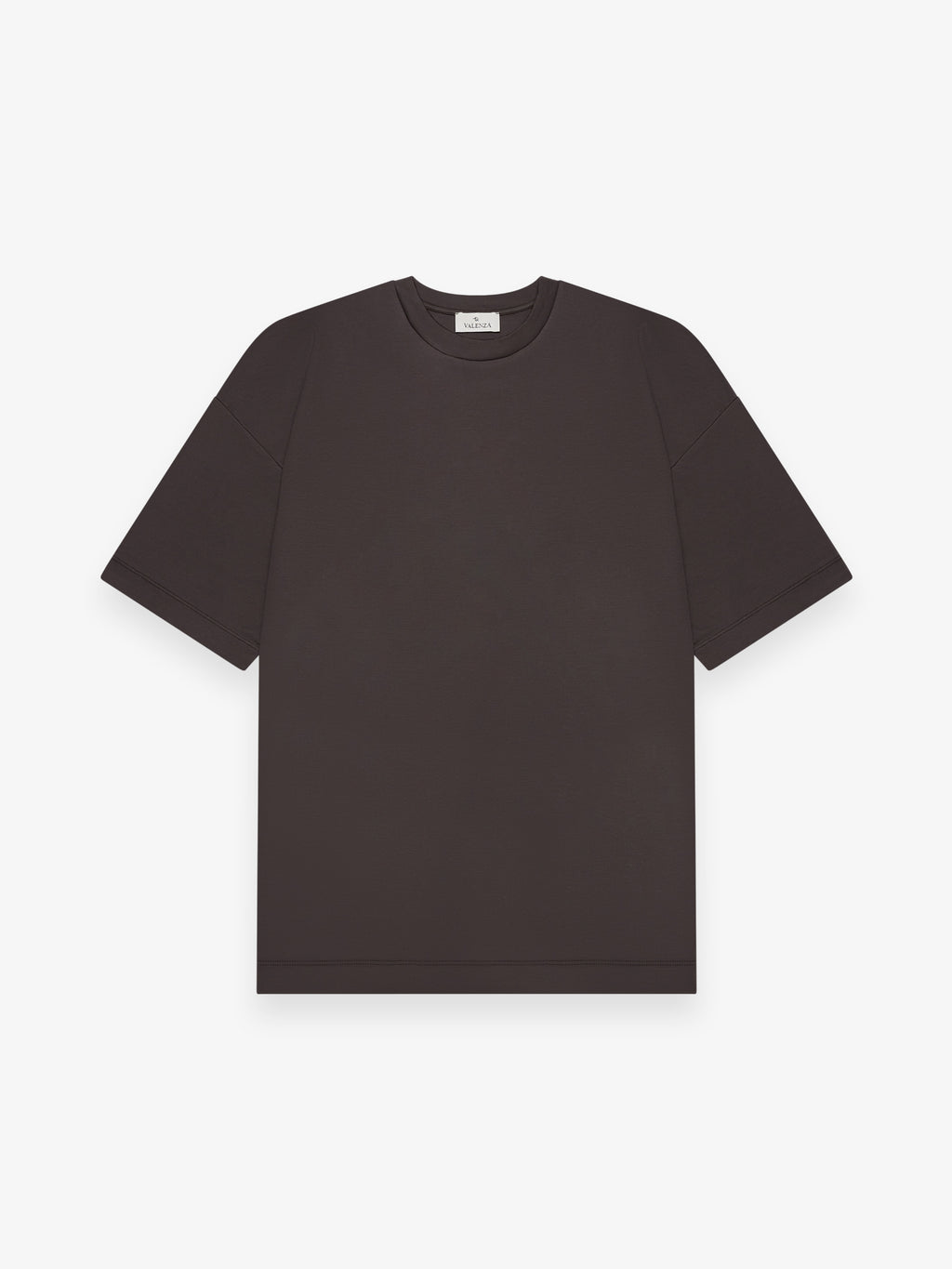 Interlock Supima Oversized T-Shirt | Ebbenbruin