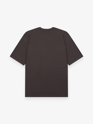 T-Shirt Oversize Interlock Supima | Brun ébène