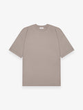 Interlock Supima Oversized T-shirt | Lead Grey