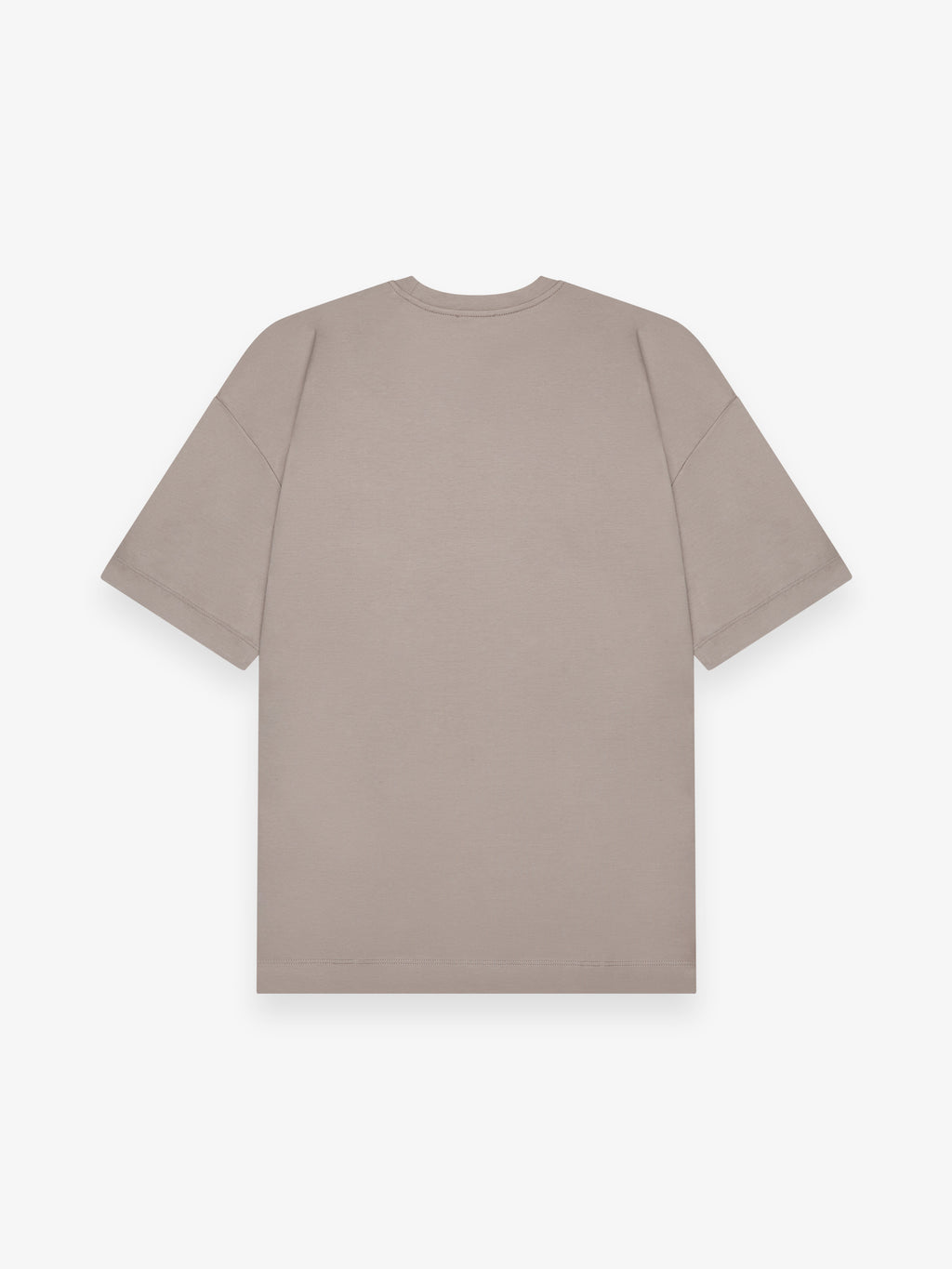 Interlock Supima Oversized T-shirt | Lead Grey