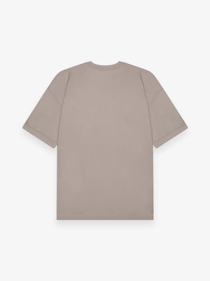 T-Shirt Oversize Interlock Supima | Gris plomb
