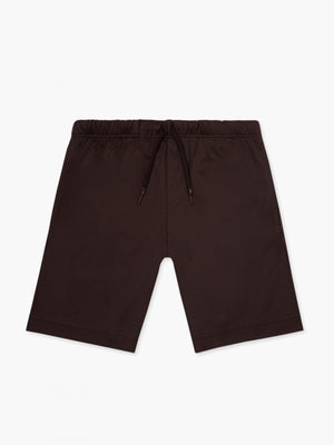 Interlock Supima Sport Shorts | Brun ébène