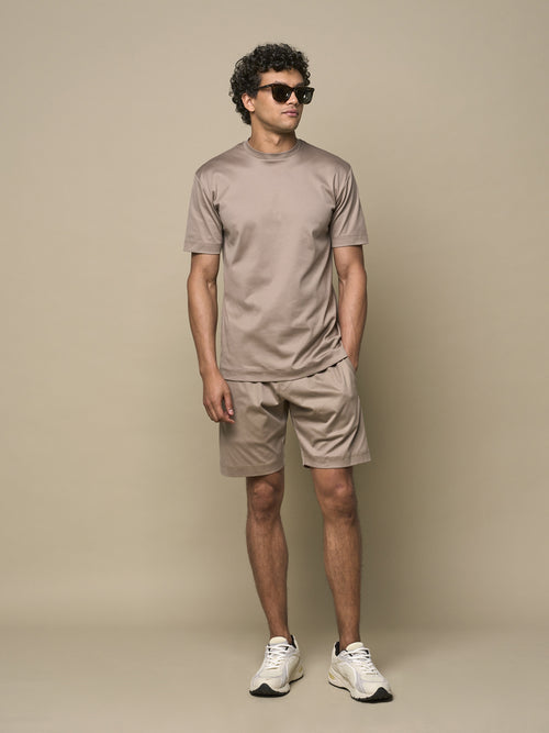 Interlock Supima T-Shirt | Grigio Piombo