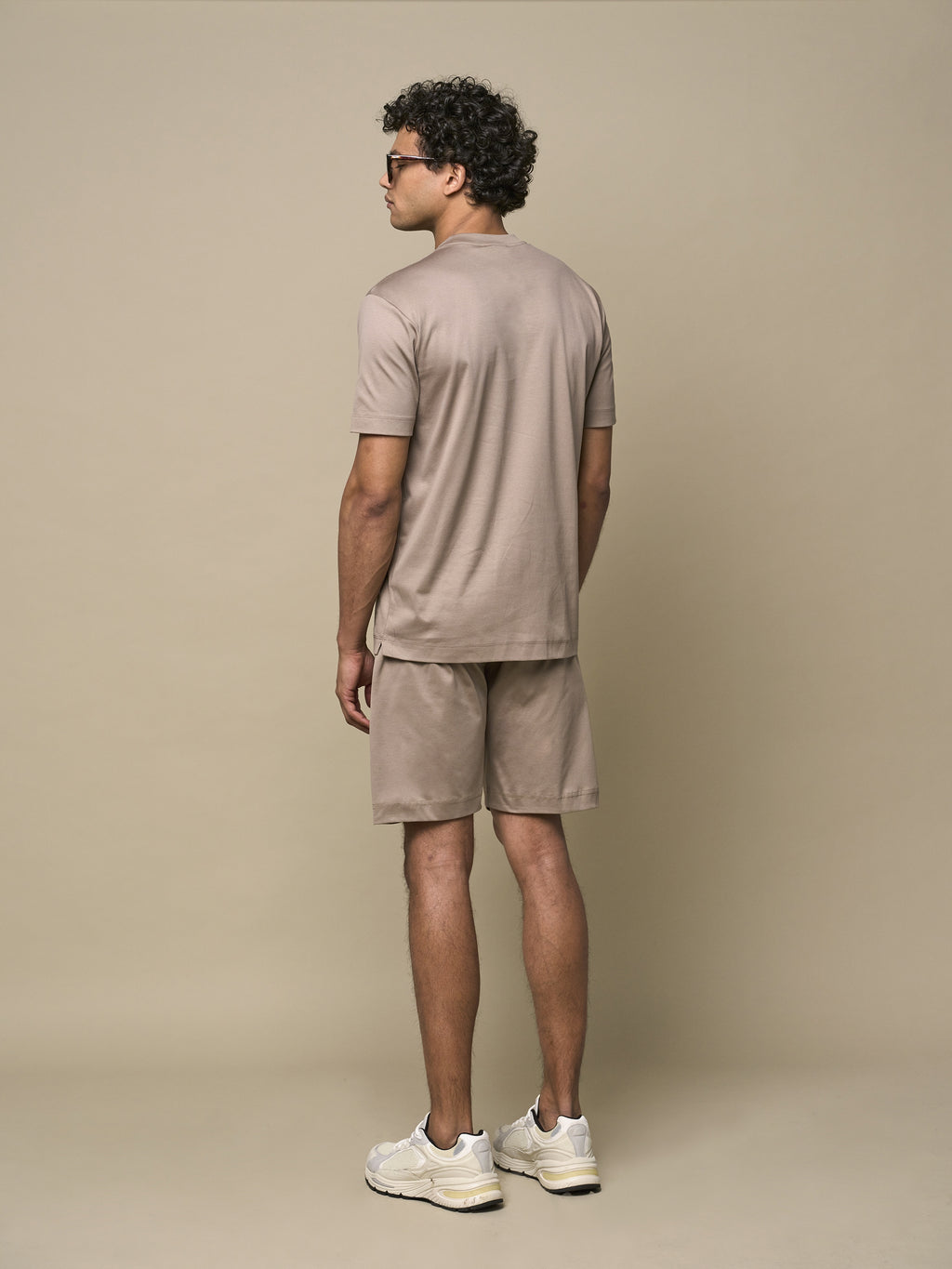 Interlock Supima Sport Shorts | Lead Grey