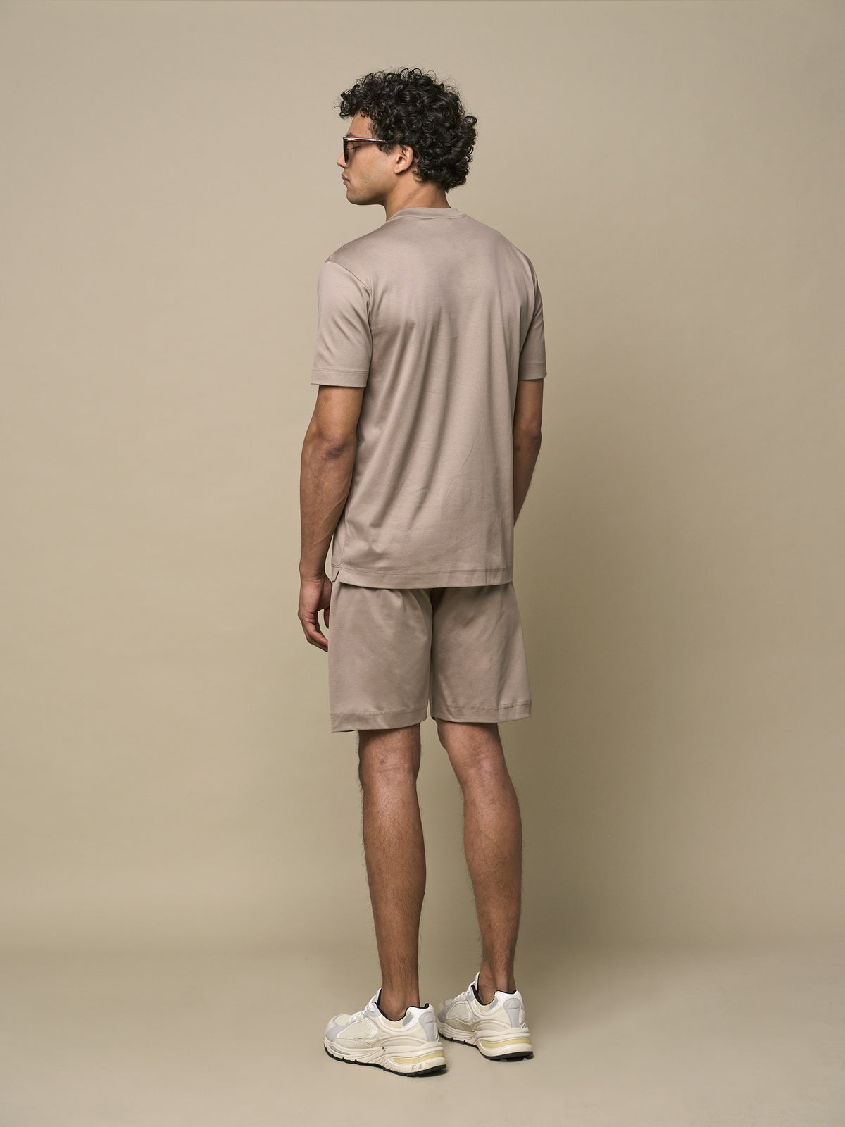Interlock Supima T-Shirt | Bleigrau