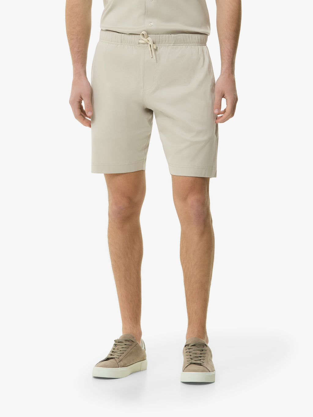 Interlock Supima Sport Shorts | Stone