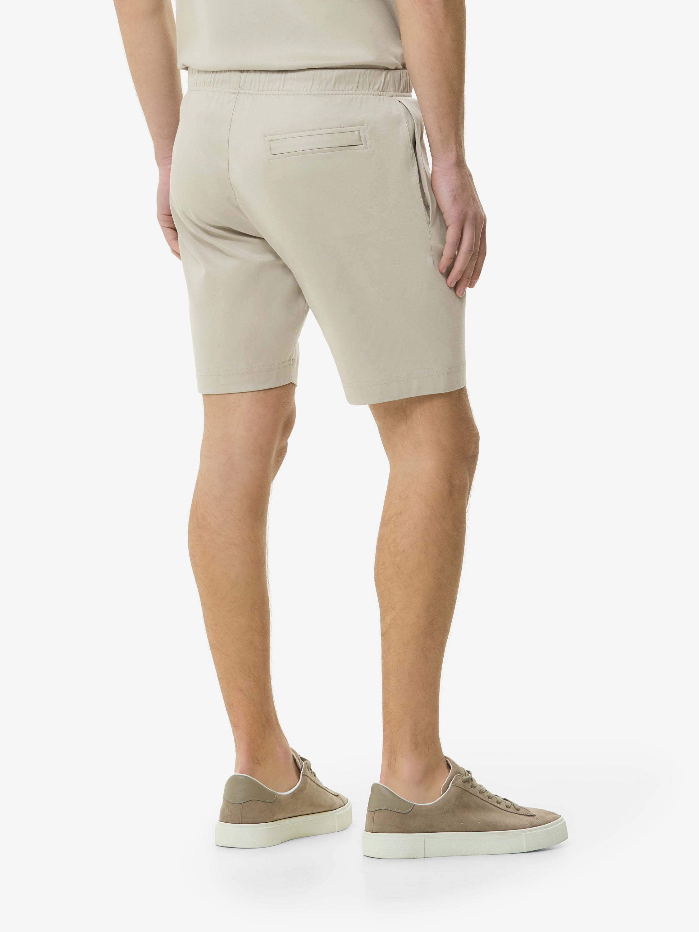 Interlock Supima Sport Shorts | Stone
