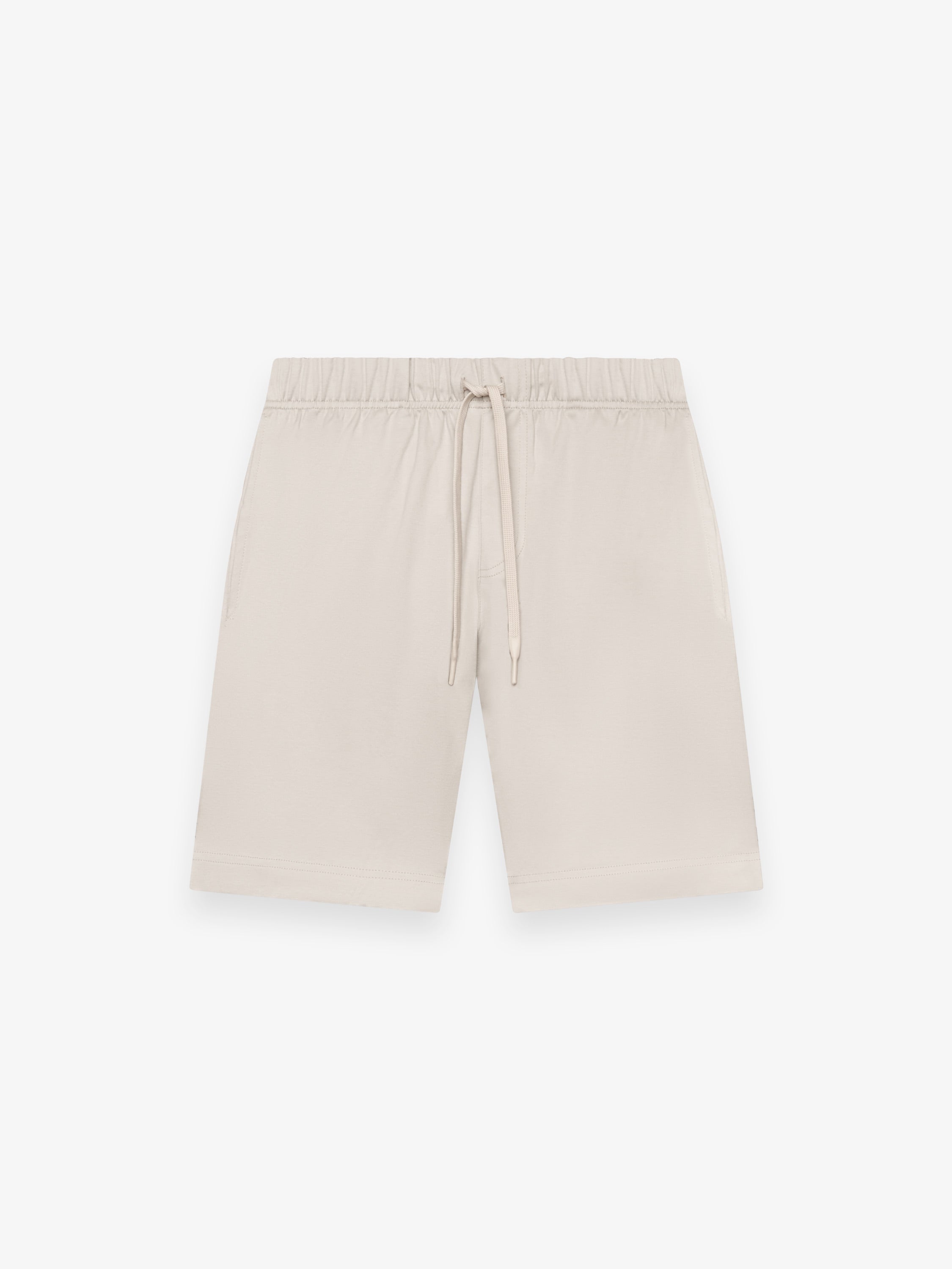Interlock Supima Sport Shorts | Pearl Grey