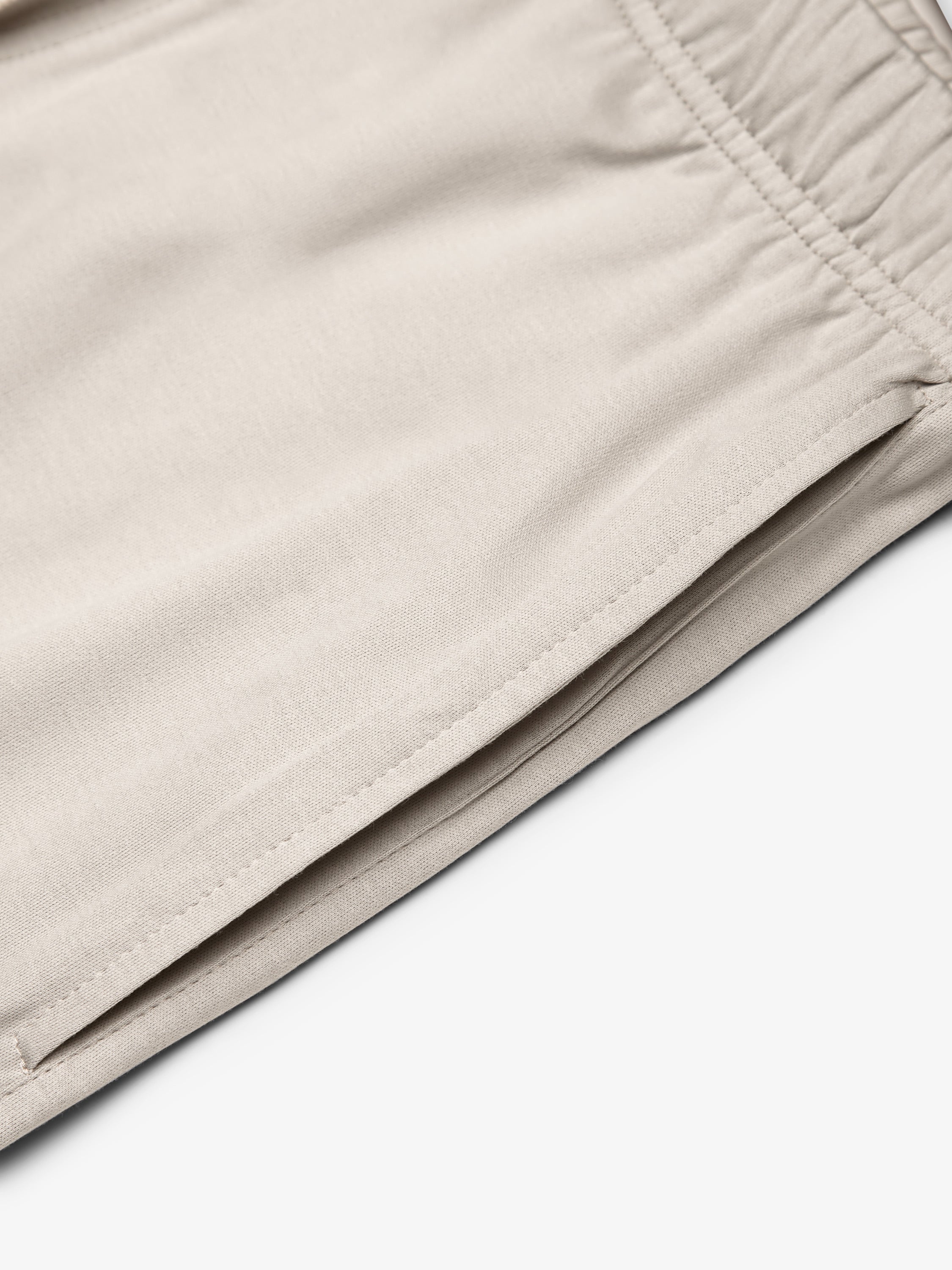 Interlock Supima Sport Shorts | Pearl Grey