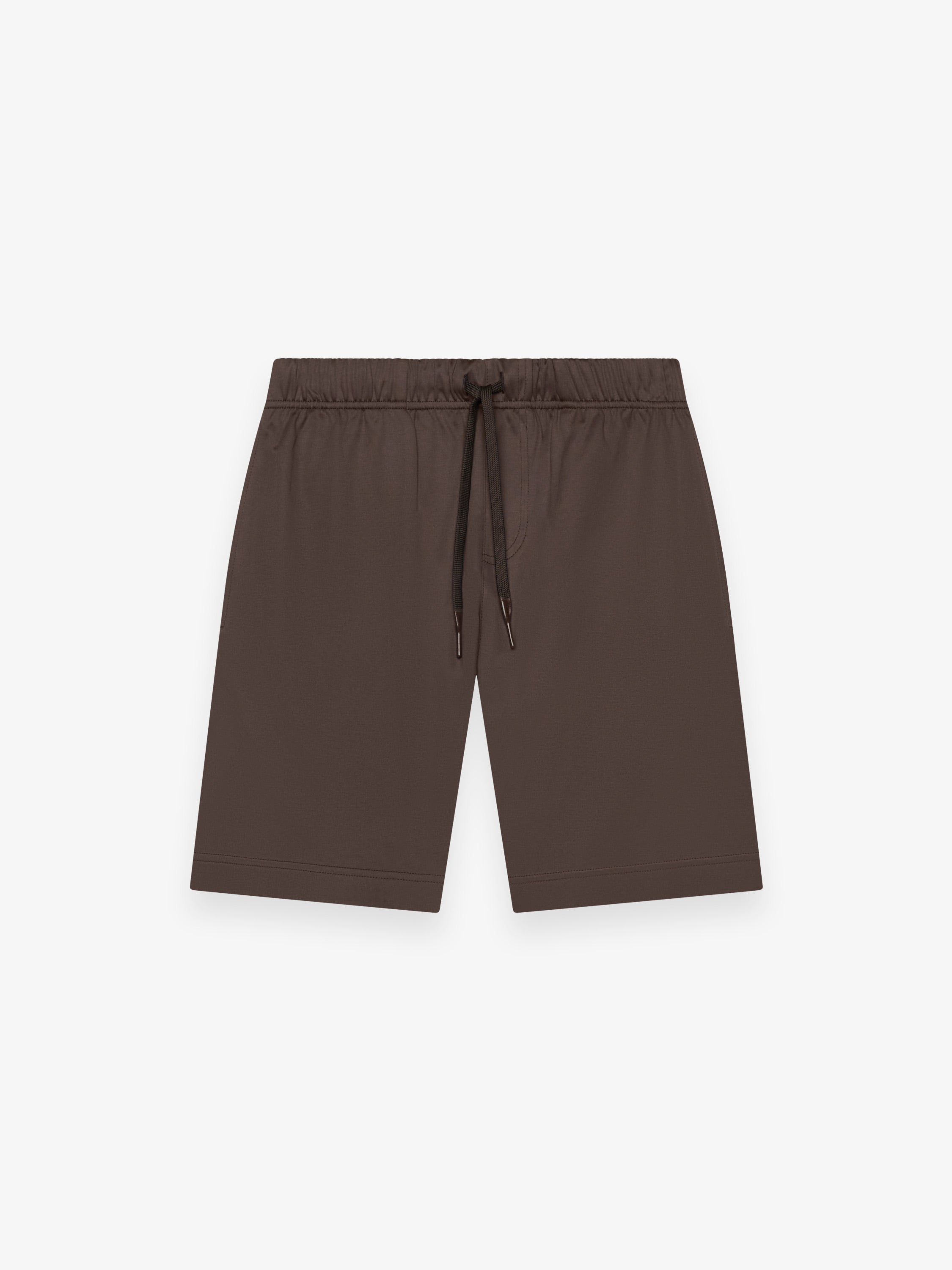 Interlock Supima Sport Shorts | Ebony Brown