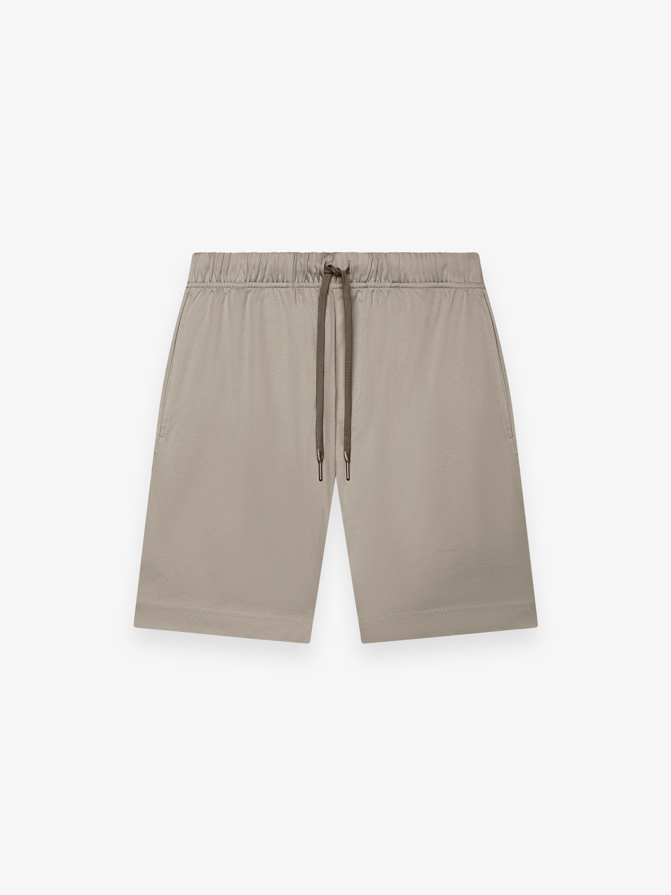 Interlock Supima Sport Shorts | Lead Grey