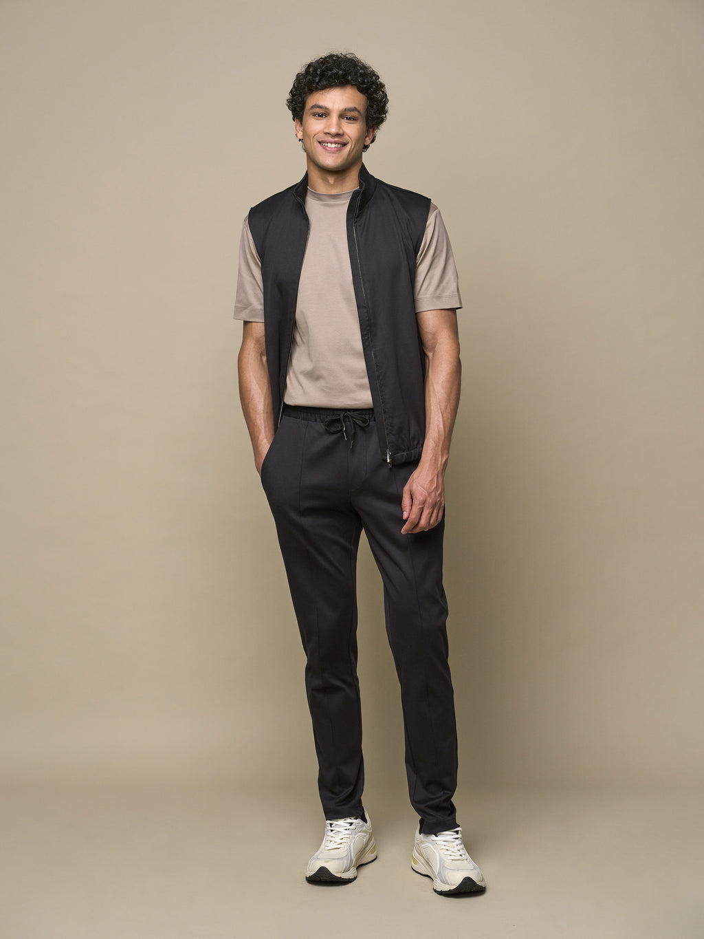 Interlock Supima T-Shirt | Lead Grey