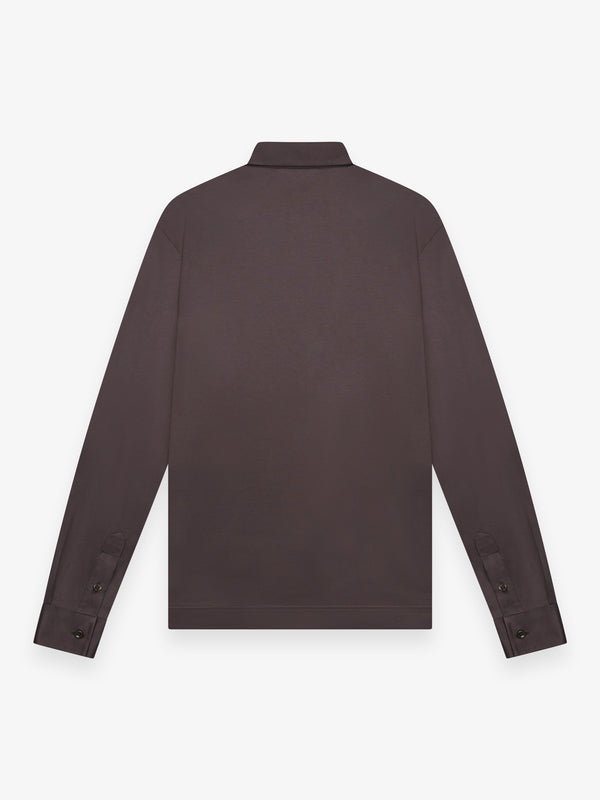 Camicia Supima Maniche Lunghe | Asphalt