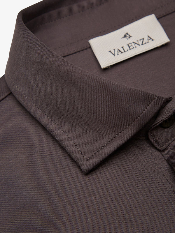 Camicia Supima Maniche Lunghe | Asphalt