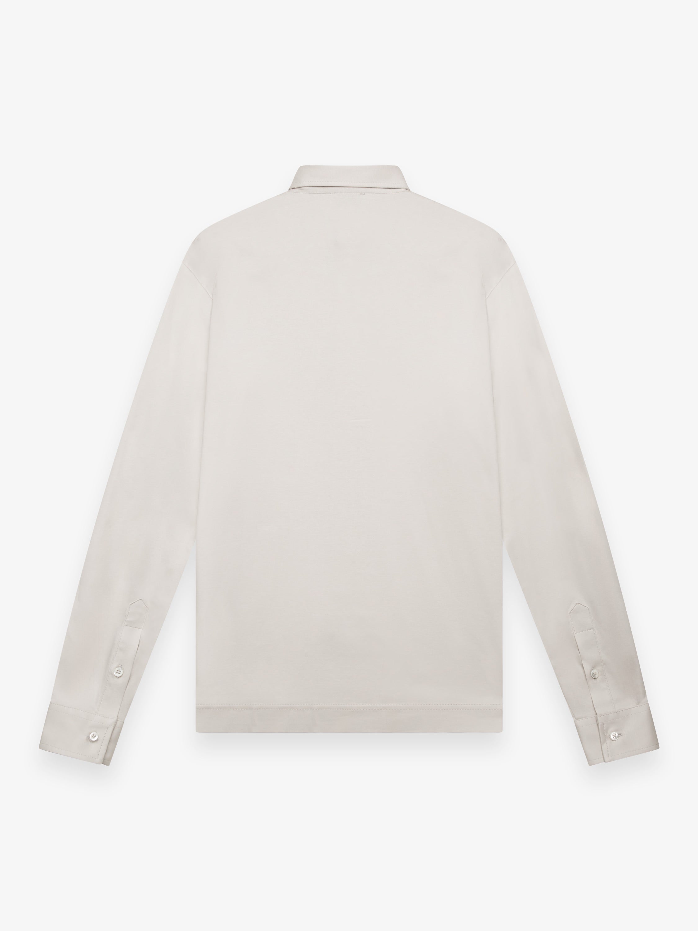 Supima Shirt Long Sleeves | Pearl Grey