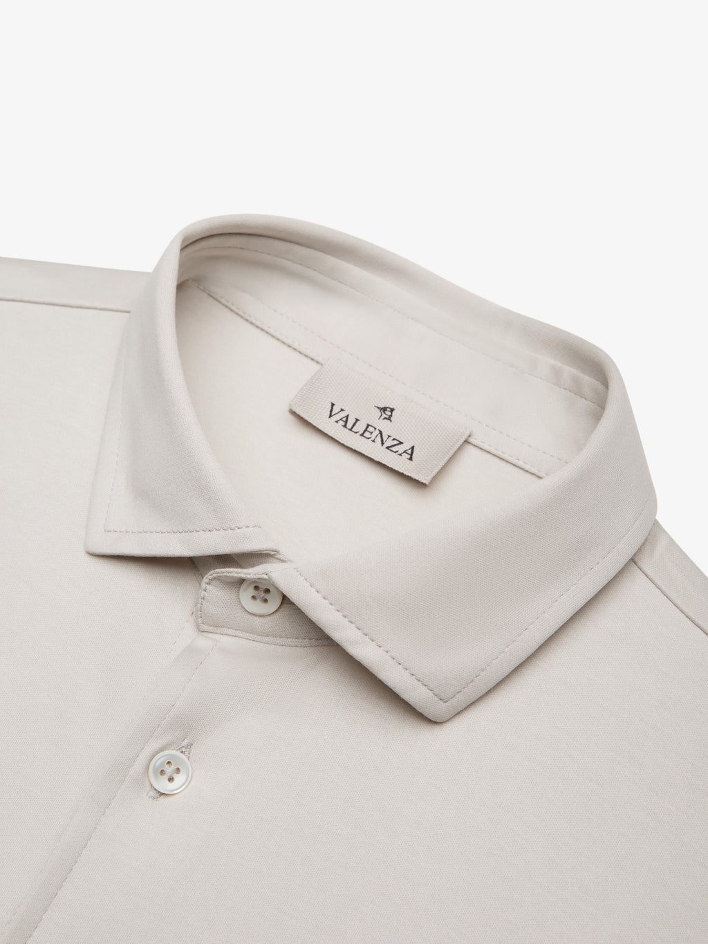 Supima Shirt Long Sleeves | Pearl Grey