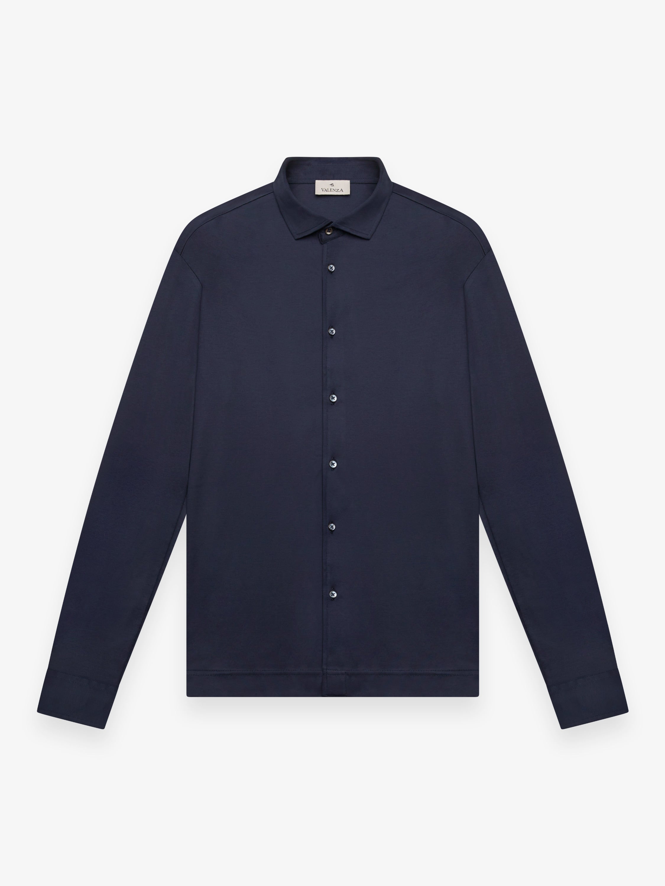 Supima Shirt Long Sleeves | Navy