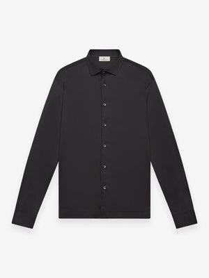 Supima Shirt Long Sleeves | Black