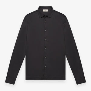 Supima Shirt Long Sleeves | Black