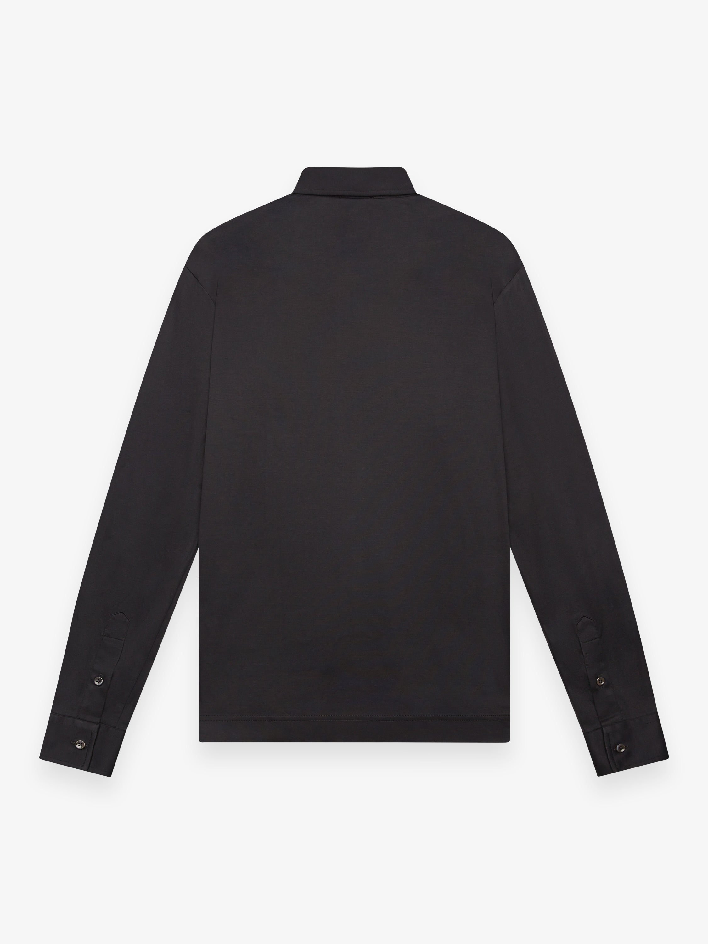 Supima Shirt Long Sleeves | Black