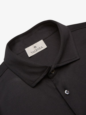 Supima Shirt Long Sleeves | Black