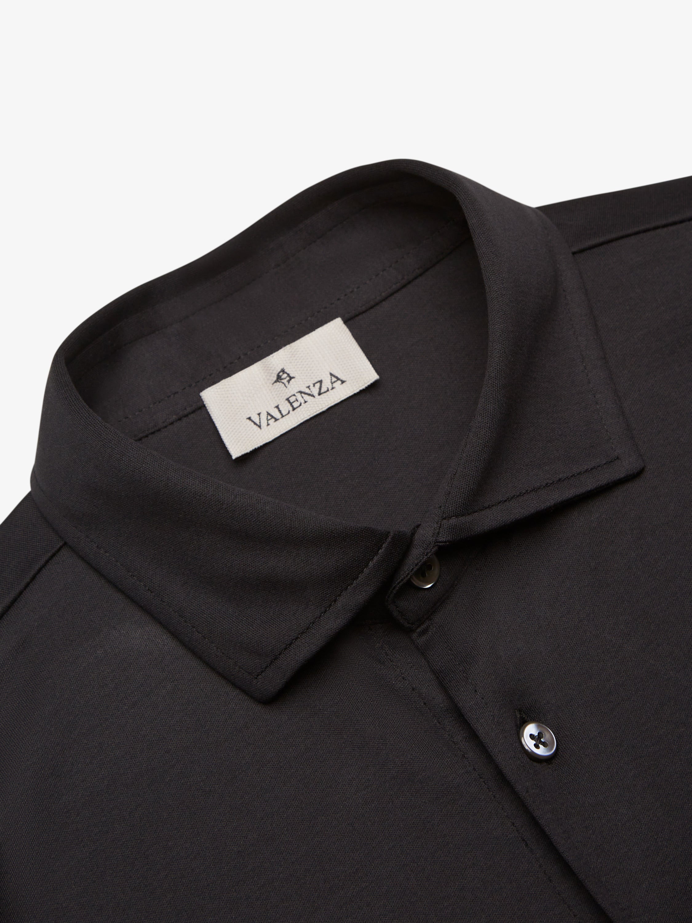 Supima Shirt Long Sleeves | Black