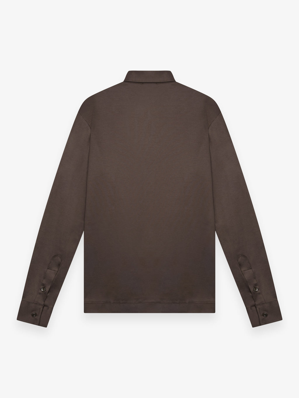 Supima Shirt Long Sleeves | Ebony Brown