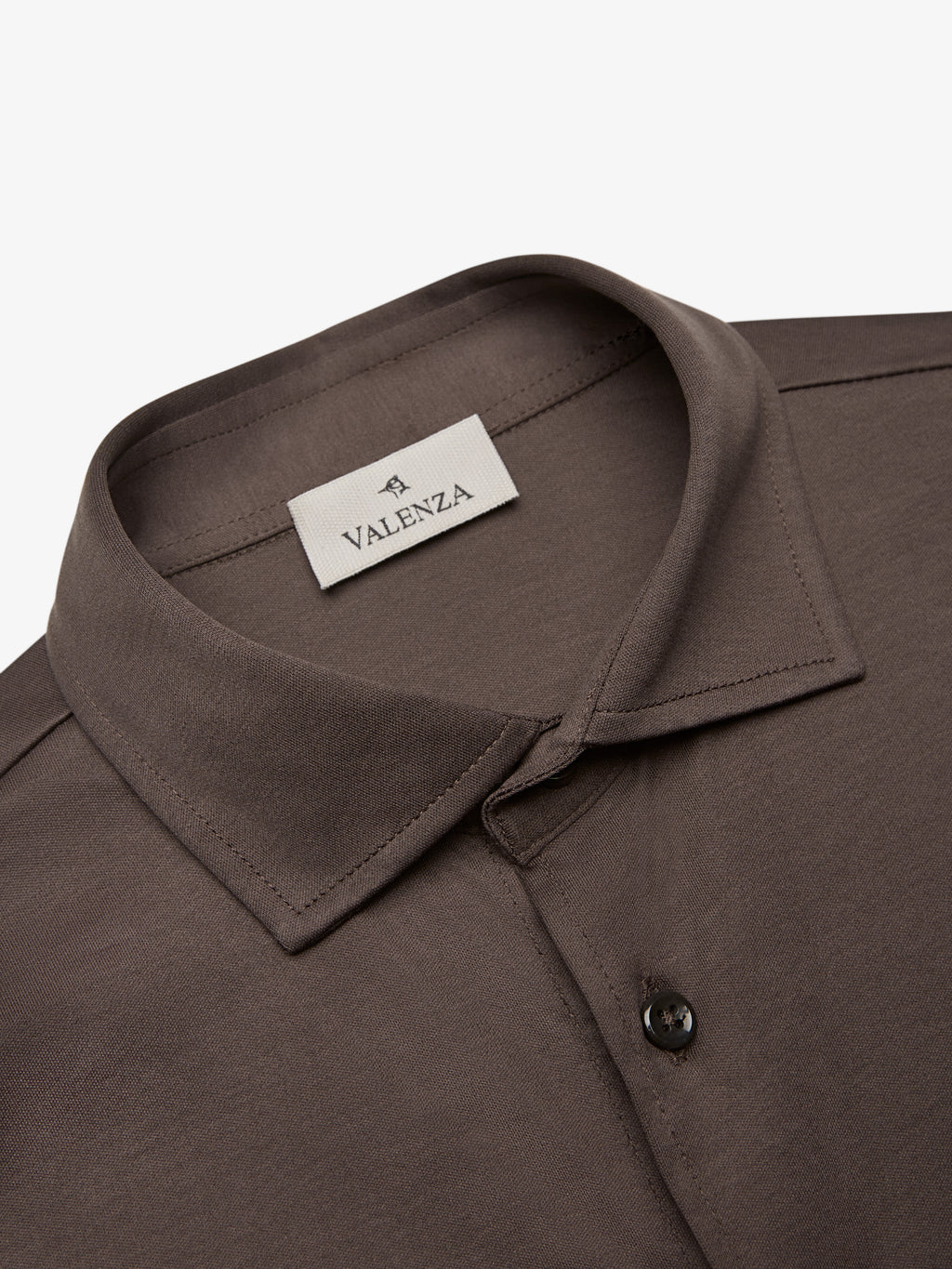 Supima Shirt Long Sleeves | Ebony Brown