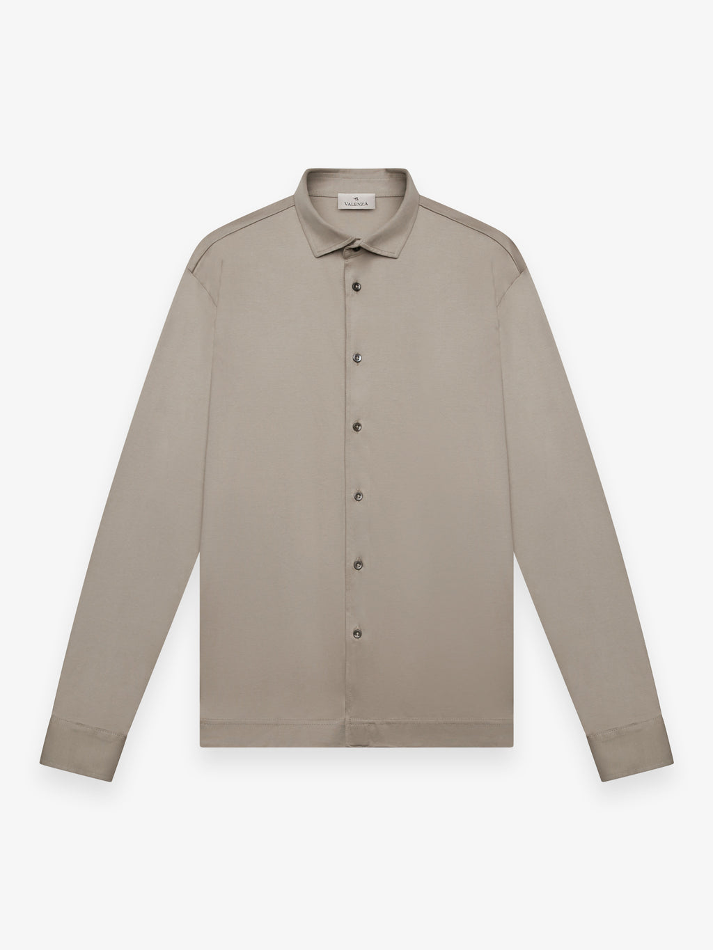 Supima Shirt Long Sleeves | Lead Grey
