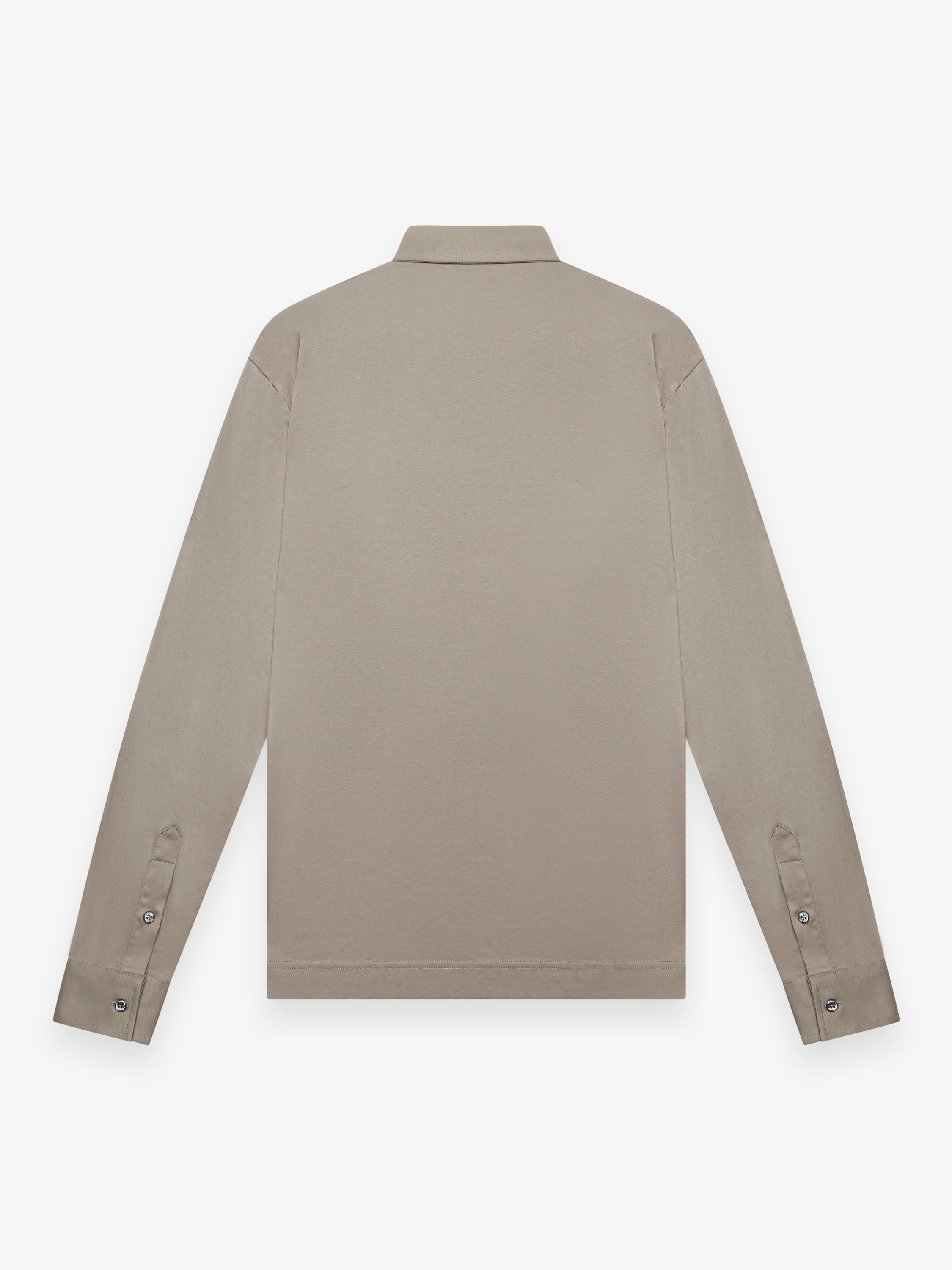 Supima Shirt Long Sleeves | Lead Grey
