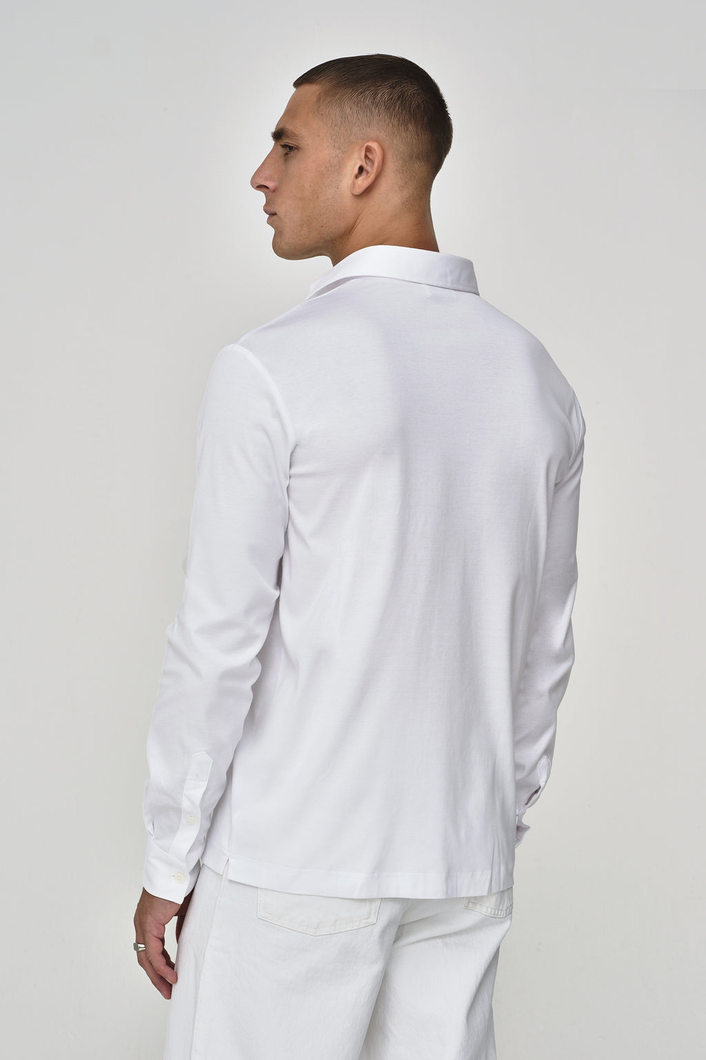 Supima Shirt Long Sleeves | White