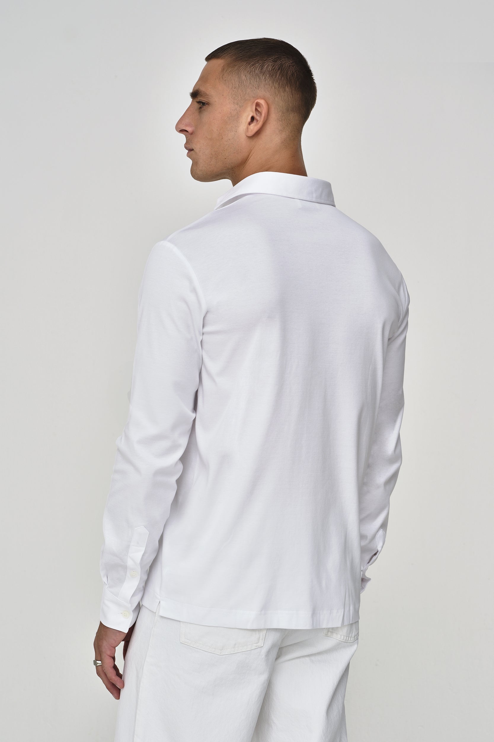 Supima Shirt Long Sleeves | White