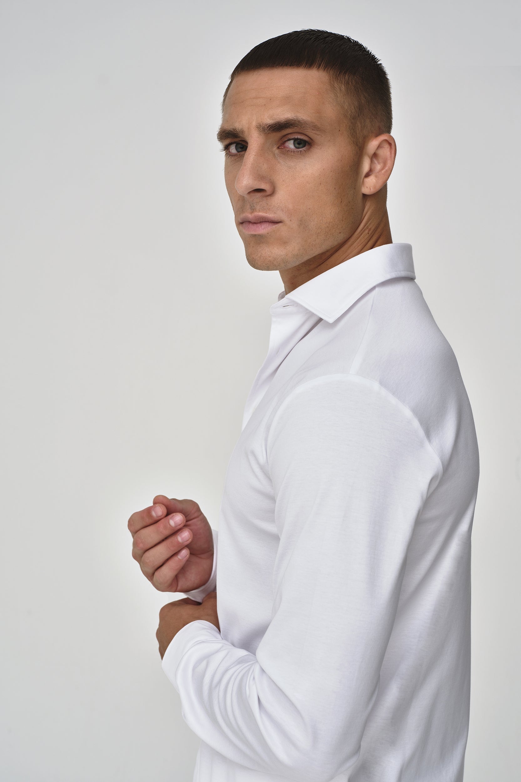 Supima Shirt Long Sleeves | White