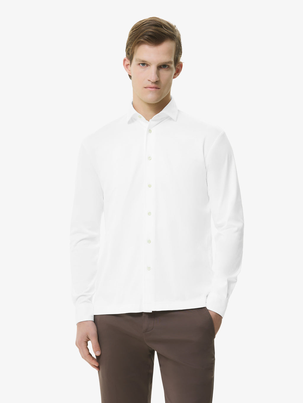 Supima Shirt Long Sleeves | Off White