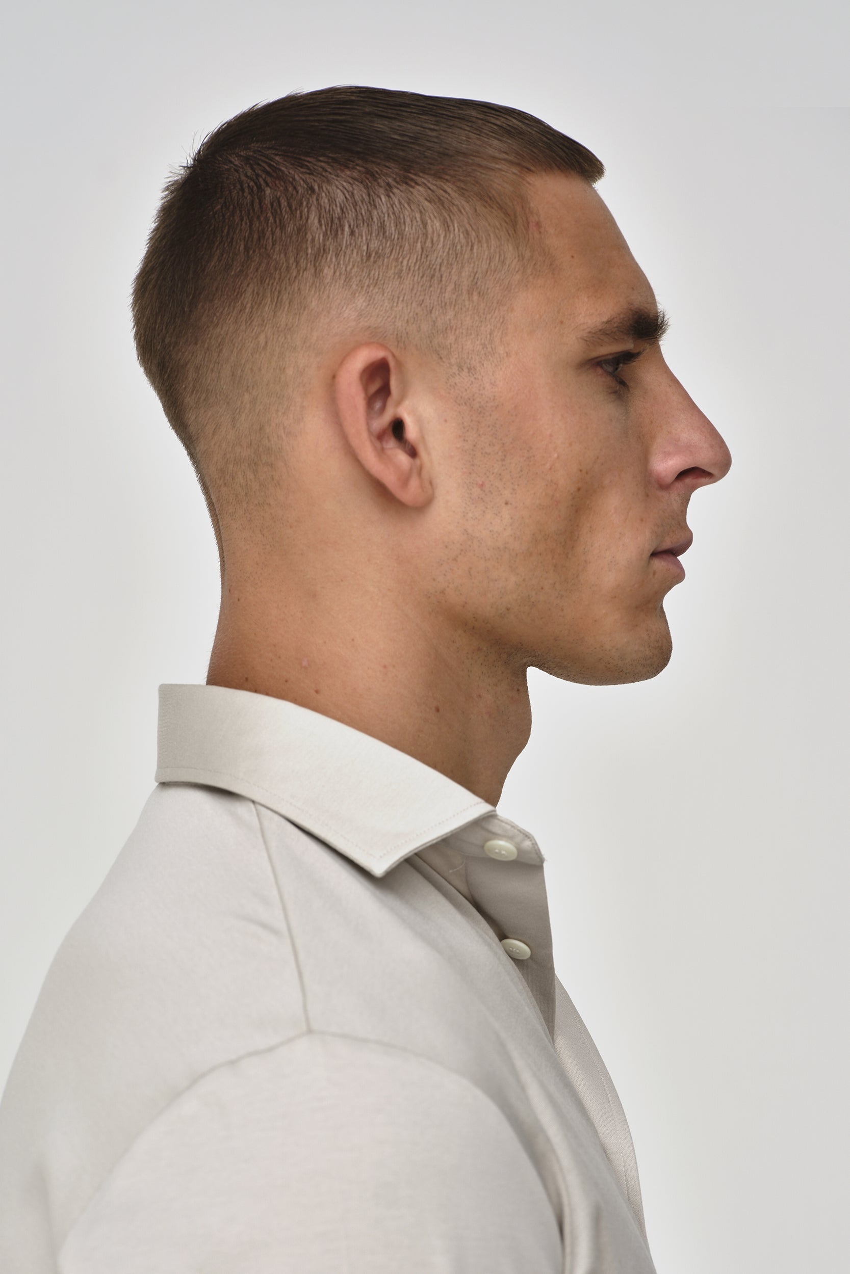 Supima Shirt Long Sleeves | Pearl Grey