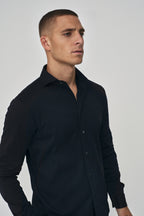 Supima Shirt Long Sleeves | Navy