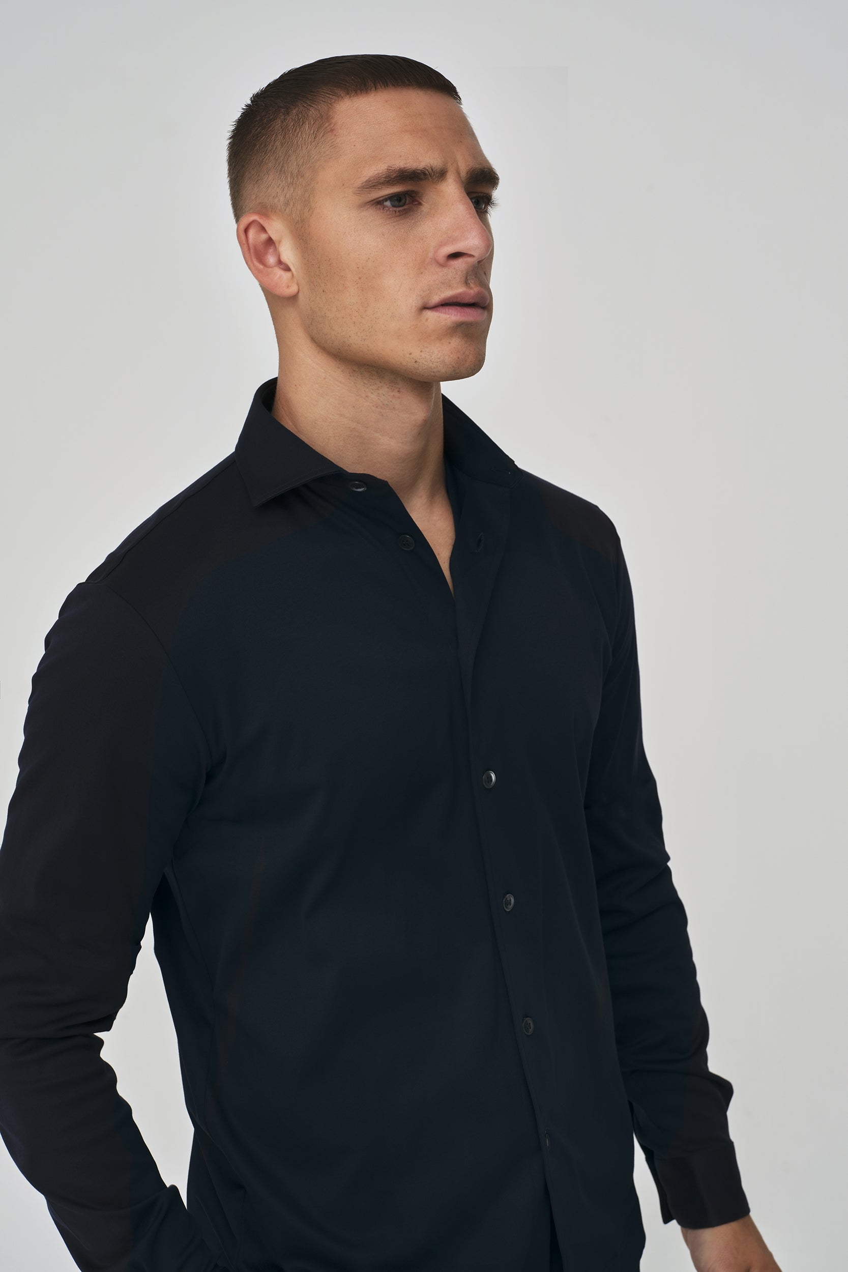 Supima Shirt Long Sleeves | Navy