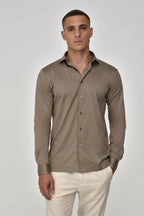 Supima Shirt Long Sleeves | Lead Grey